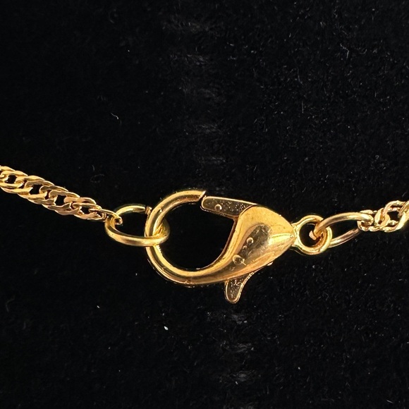 Purple Pendant 14kg plated Necklace - Picture 6 of 8